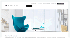 Desktop Screenshot of bodecor.be
