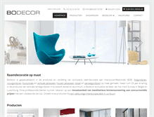 Tablet Screenshot of bodecor.be